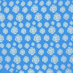 Cotton (78x72 Inch) Double Size Bedsheet With 2 Pillow Cover in Blue Color Image 2