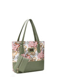 Handbag For Women And Girls Stylish Green PU Leather Bag Image 1