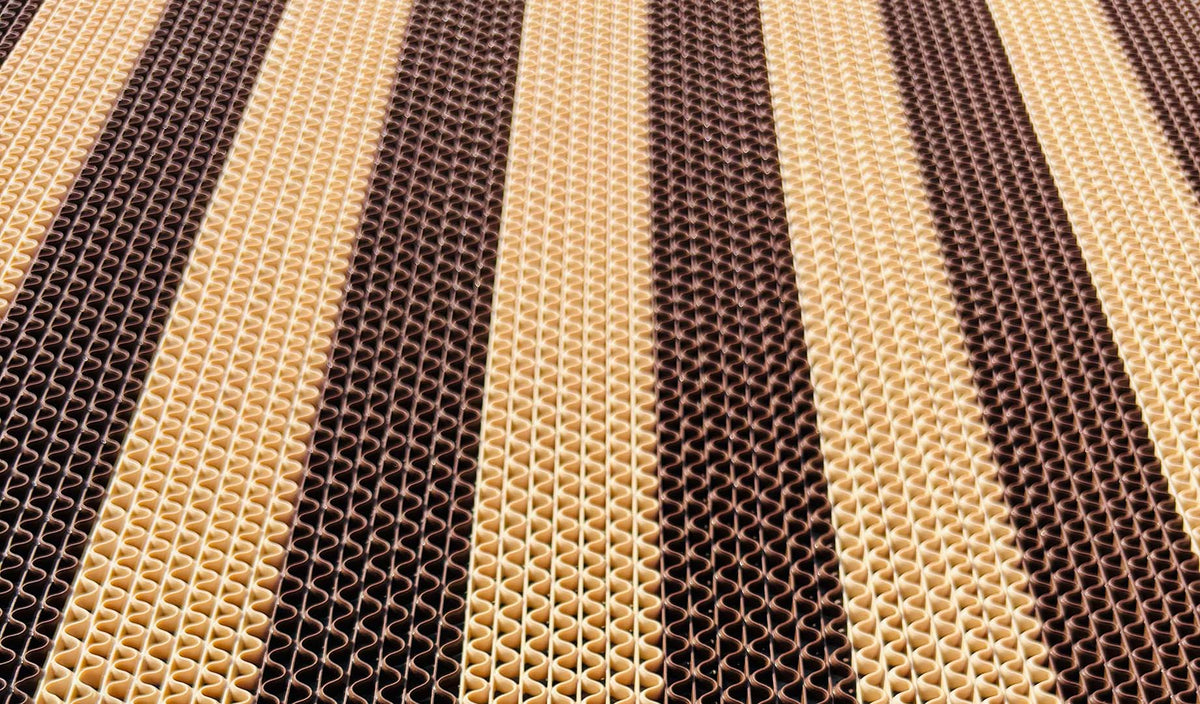 Rubber Anti-Slip Doormat for Home & Bathroom Entrance Brown rectangular Mat (2x3 Feet) Image 3