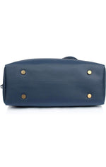Handbag For Women And Girls Stylish blue PU Leather Bag Image 3
