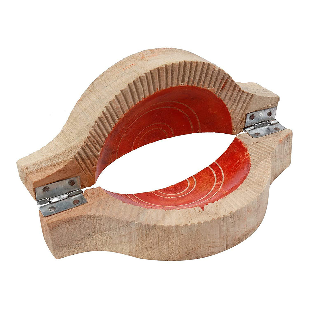 Wooden Kitchen Tool For Garijelu Kajjikayalu Gavvalu Sweet Maker Teak Wood Mould For Traditional Indian Sweets Perfect For Making Image 4