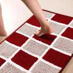 Microfiber Anti-Slip Doormat for Home & Bathroom Entrance Multicolor Rectangular Mat (40x60 cm) Image 1