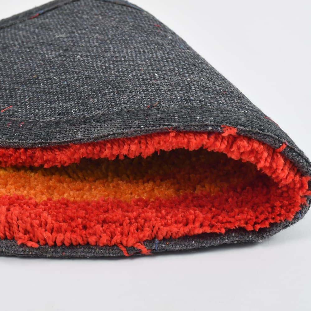 Microfiber Anti-Slip Doormat for Home & Bathroom Entrance Multicolor Semi Circle Mat (40x60 cm) Image 3