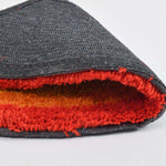 Microfiber Anti-Slip Doormat for Home & Bathroom Entrance Multicolor Semi Circle Mat (40x60 cm) Image 3