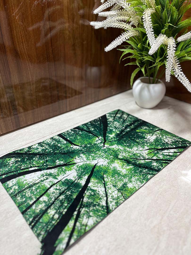 Rubber Anti-Slip Doormat for Home & Bathroom Entrance Multicolor Rectangular Mat (40x60 cm) Image 1