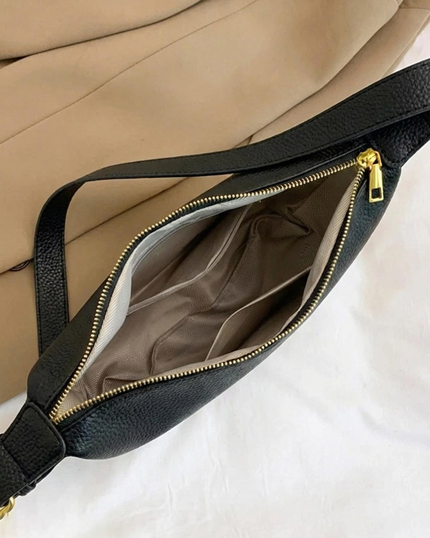 Handbag For Women And Girls Stylish Black Faux Leather/Leatherette Bag Image 4
