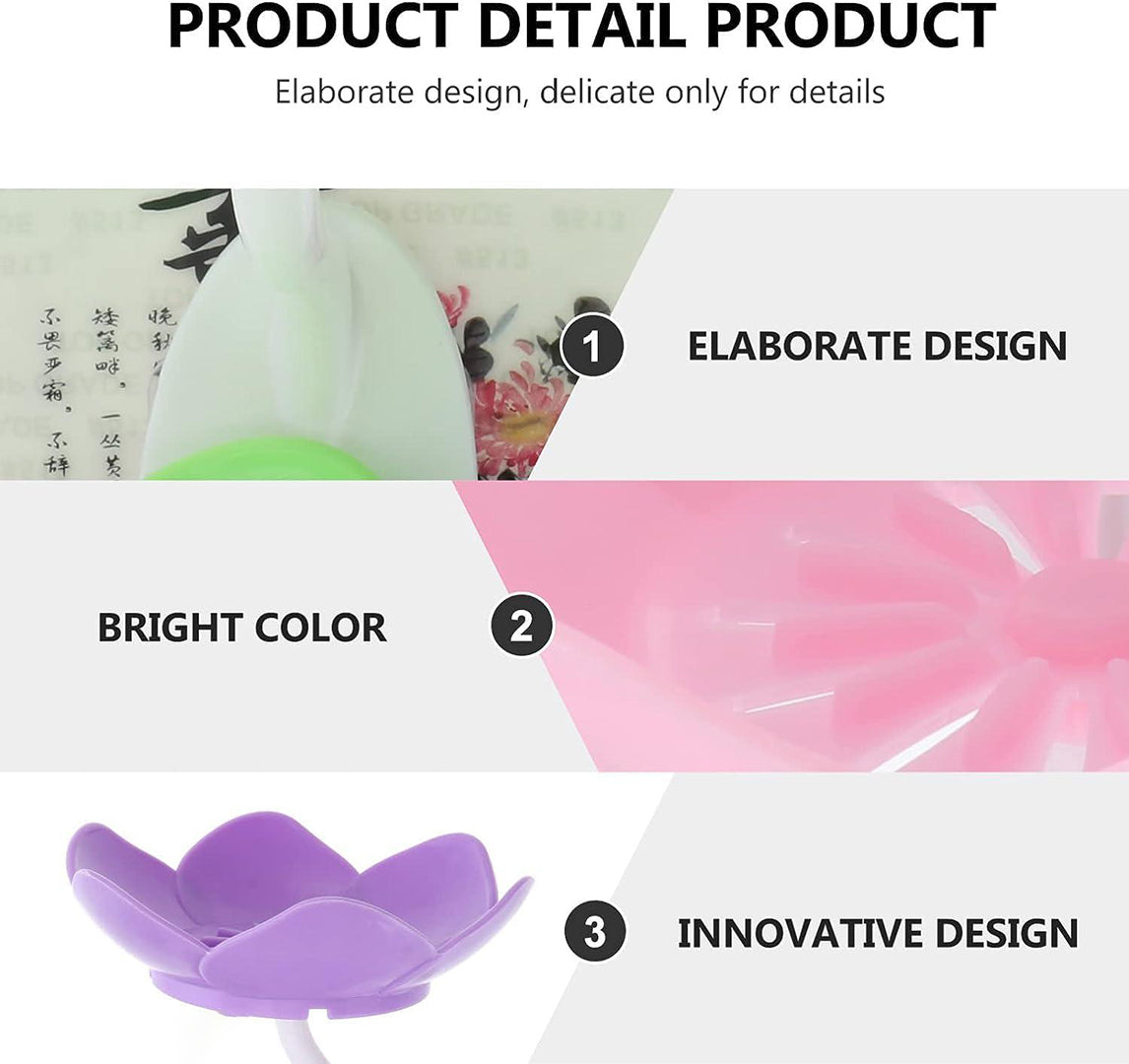 Wall Mounted Double Layer Soap Dish Holder Flower Design Sabundani With Magic Sticker Self Adhesive Sponge Soap Rack For Kitchen Bathroom 1 Pc Multicolor Image 3