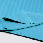 Satin (90x100 Inch) Double Size Bedsheet With 2 Pillow Cover in Blue Color Image 4