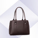 Handbag For Women And Girls Stylish Black PU Leather Bag Image 1
