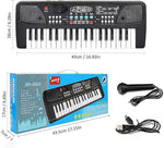Piano Keyboard With 37 Keys Piano For Kids Educational Musical Toy And Electronic Piano With Microphone Black Color Girls Boys Gift Image 4