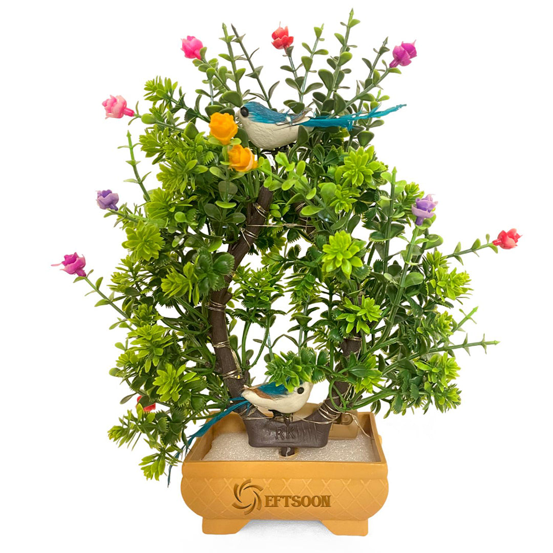 Artificial Bonsai Tree With Light Sparrow Living Room Dining Table Decor Home office Party Decor Speacial Ocassion Indoor Decor Festival Gift For Couple Image 2