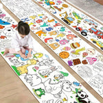 Drawing Paper Roll For Kids Multi Degion 30X300 Cm Large Drawing Poster Colouring Tablecloth For Markers Pencils Paints Art Paper Crafts Sheet Image 1