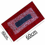 Cotton Anti-Slip Doormat for Home & Bathroom Entrance Multicolor Rectangular Mat (40x60 cm) Image 3