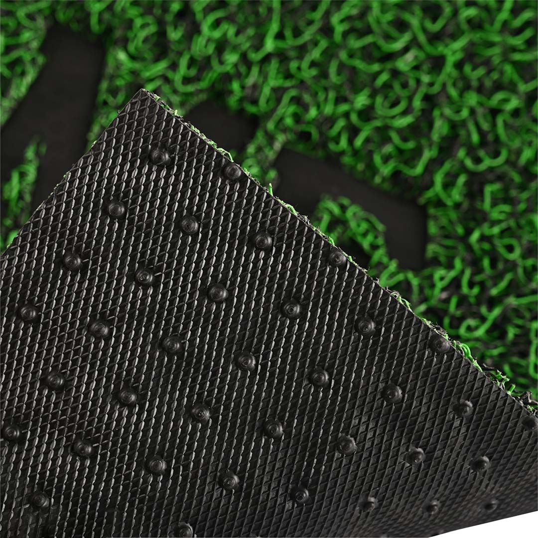 Artificial Grass Anti-Slip Doormat for Home & Bathroom Entrance Olive Rectangular Mat (16x24 Inch) Image 3