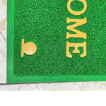 PVC Anti-Slip Doormat for Home & Bathroom Entrance Green Rectangular Mat (40x60 cm) Image 3
