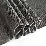 Plastic Anti-Slip Doormat for Home & Bathroom Entrance Grey Rectangular Mat (2x3 Feet) Image 2