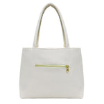 Handbag For Women And Girls Stylish White PU Leather Bag Image 2