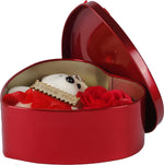 Valentine Gift Artificial Flower Soft Toy Showpiece Greeting Card Image 2