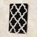 Microfiber Anti-Slip Doormat for Home & Bathroom Entrance Brown Rectangular Mat (38x58 cm) Image 4