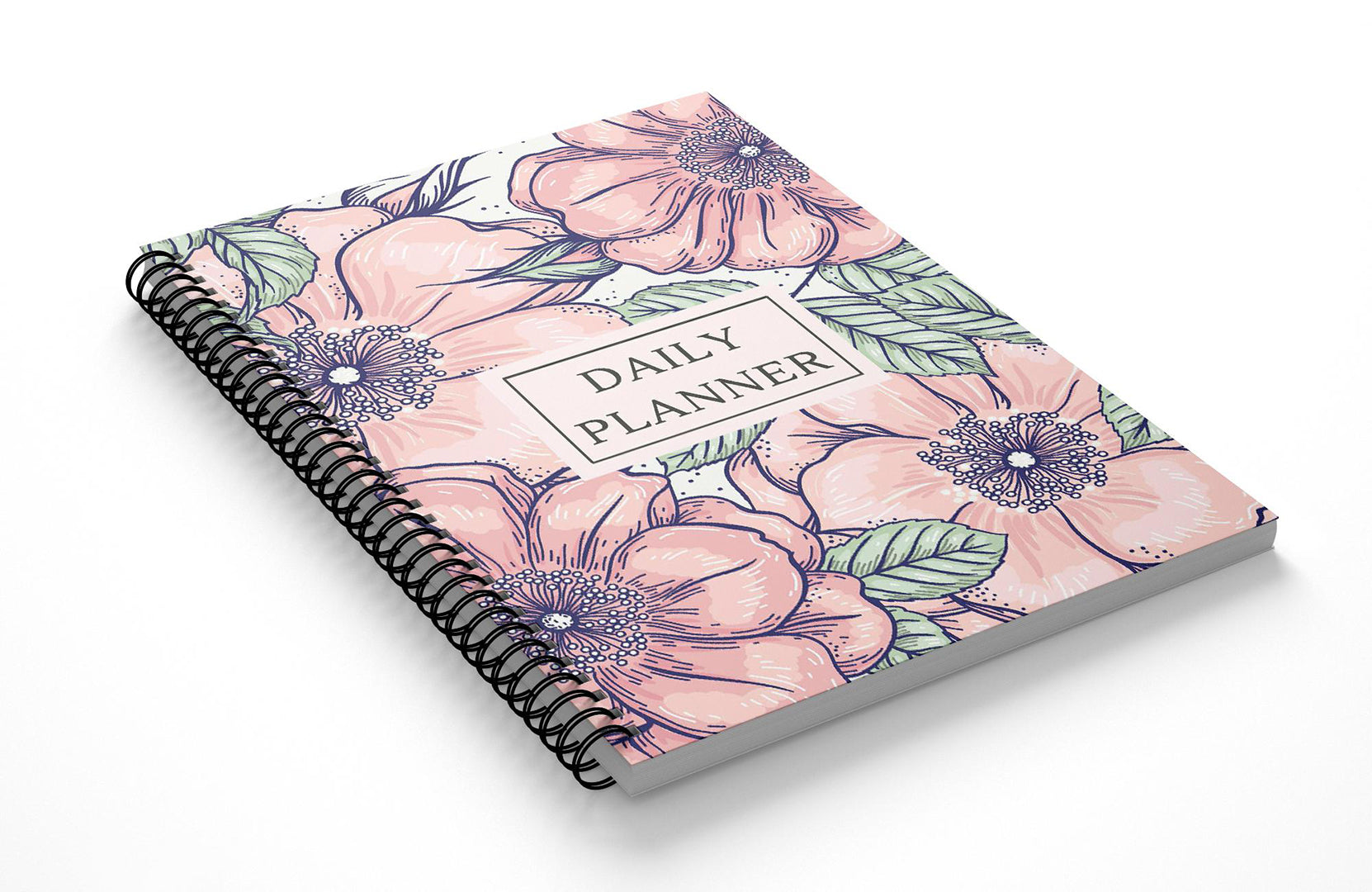 Daily Planner Undated Schedule Your Day Manage To Do List Goals Tracker Wellness Tracker Image 1