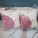 Quilted Fabric (90x90 Inch) Double Size Bedsheet With 2 Pillow Cover in Multicolor Image 4