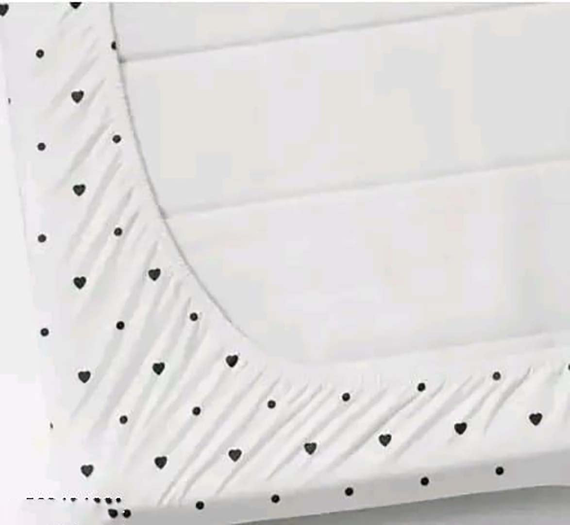 Cotton (78x72 Inch) Double Size Bedsheet With 2 Pillow Cover in White Color Image 3