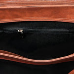 Handbag For Women And Girls Stylish Tan PU Leather Bag Image 4