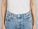 Jeans Waist Tightener Jeans Button Pins Waist Tightener Set Make The Waist Fit For Skirt Pants Robe No Sewing Required Adjustable Waist Buckle For Loose Jeans Pants Image 3