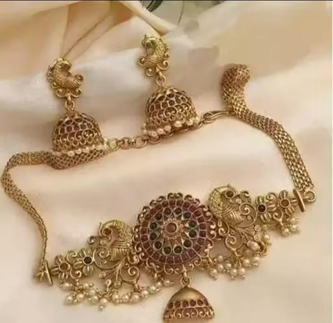 Premium Artificial Traditional Jewelry Collection: Ethnic Necklace & Earring Sets Image 1