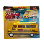 Toy School Bus With Tail Gate That Opens Pull Back Action Safe To Use Image 2