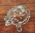 Crystal Tortoise Glass Kachua With Beautiful Bowl Plate Image 2
