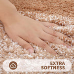 Microfiber Anti-Slip Doormat for Home & Bathroom Entrance Beige rectangular Mat (40x60 cm) Image 2