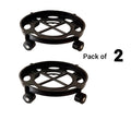 Gas Cylinder Trolley Black Pack Of 2 Combo Offer Image 1