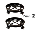 Gas Cylinder Trolley Black Pack Of 2 Combo Offer Image 1