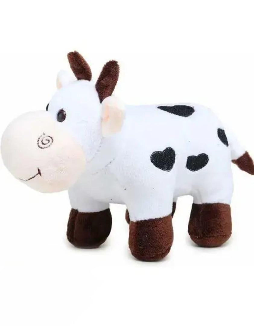 Stuffed Toy Of Baby Cow Cut Face Expression To Put On Table Image 2