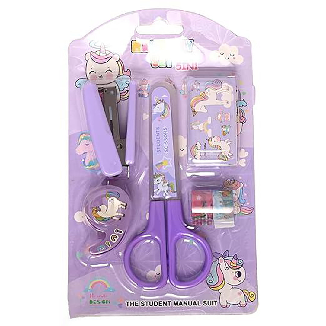 Cute Mini Scissors Mini Size Staplers Washi Tape 5 In 1 Set For Kidsreturn Giftsbday Gifts Random Color Will Be Send Image 3