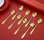 Spoon Setcoffee Spoondessert Spoonscutlery Kitchen Tablewarestainless Steel Gold Different Shape Coffee Spoons Set Image 3
