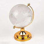 Feng Shui 40Mm Crystal Globe For Career Success Financial Luck Business Growth Vastu Remedy Tabledesk Decor For Office And Home Image 2