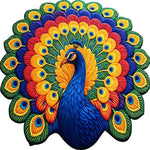 Rubber Anti-Slip Doormat for Home & Bathroom Entrance Multicolor Peacock Mat (45x70 cm) Image 4