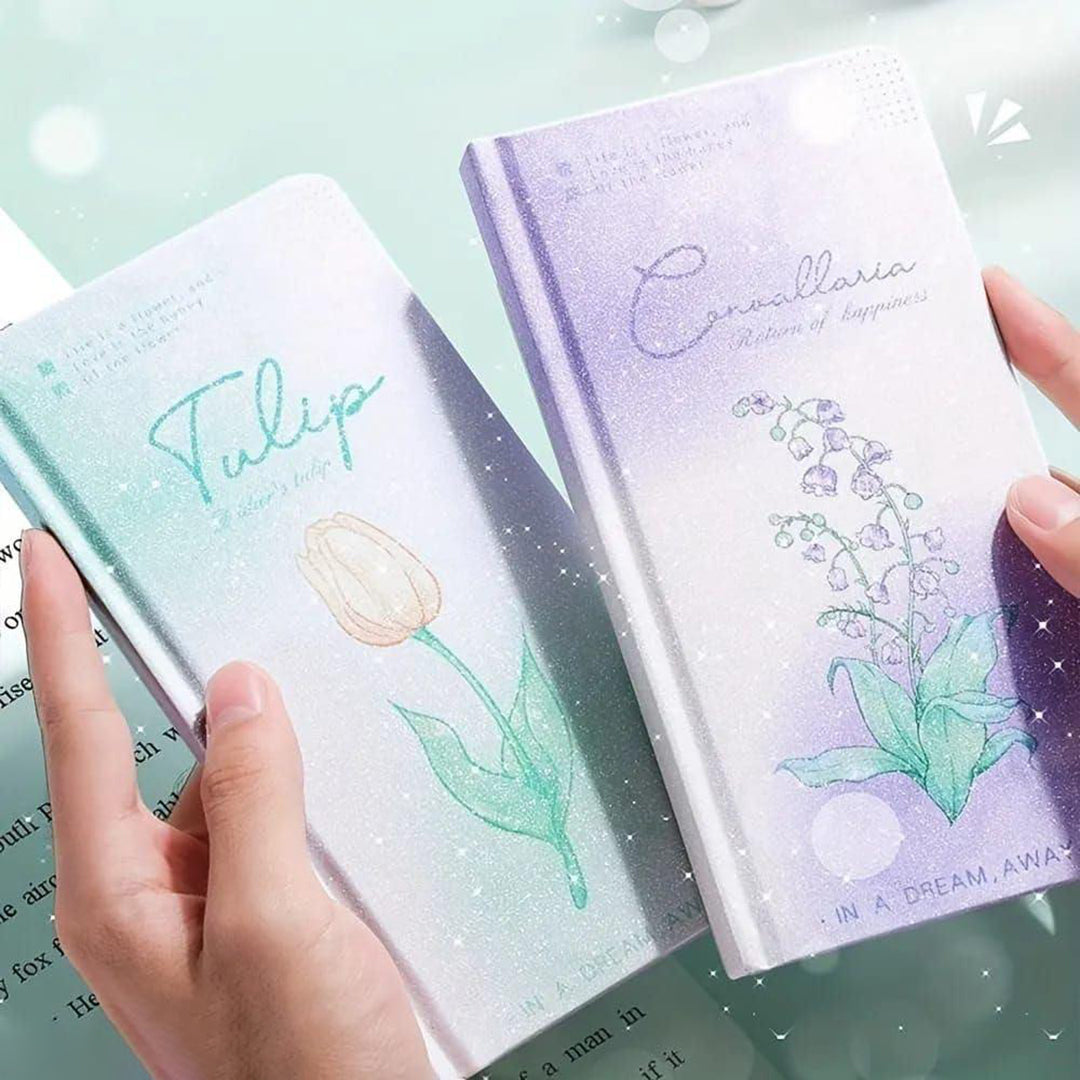 Notebook Planner Glitter Pocket To Do Notepad Checklist Simplified Undated Daily Planner 192 Pages Stylish Notebook For Office School Random Color Image 1