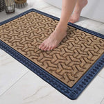 Rubber Anti-Slip Doormat for Home & Bathroom Entrance Grey Rectangular Mat (40x60 cm) Image 2