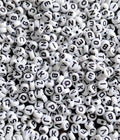 Black And White Alphabets Beads Image 1
