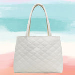 Handbag For Women And Girls Stylish White PU Leather Bag Image 1