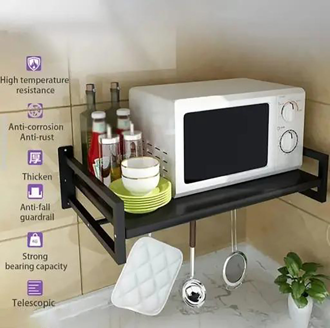 Microwave Stand Wall Mount Otg And Oven Stand Black Image 4