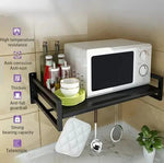 Microwave Stand Wall Mount Otg And Oven Stand Black Image 4