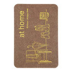 Coir Anti-Slip Doormat for Home & Bathroom Entrance Beige Rectangular Mat (40x60 cm) Image 3