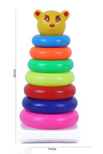 Stacking Rings Toy Multicolor 7 Rings Image 2