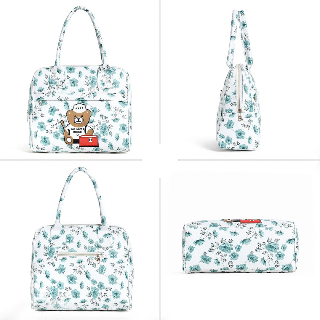 Handbag For Women And Girls Stylish White PU Leather Bag Image 4