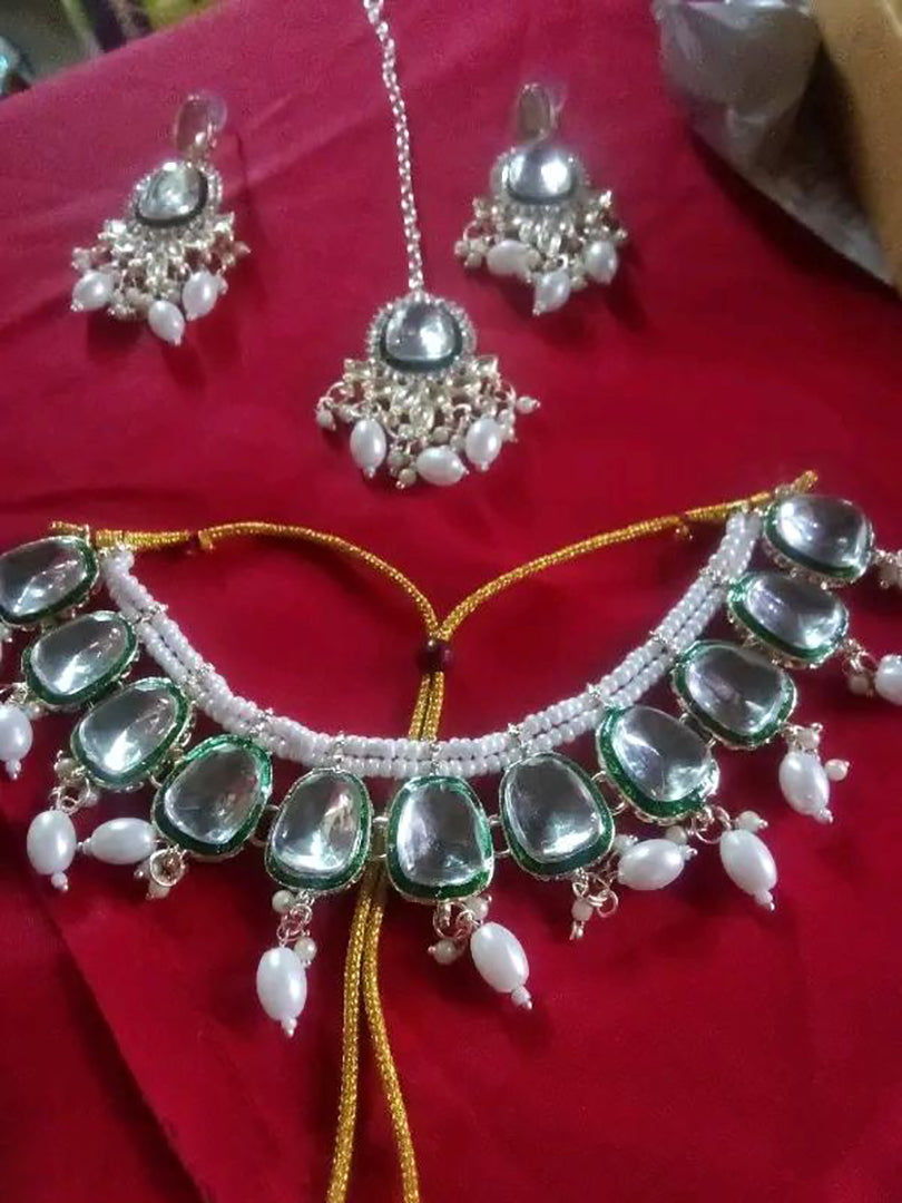 Premium Artificial Traditional Jewelry Collection: Ethnic Necklace & Earring Sets Image 3