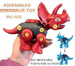 Dinosaur Toys Pack Of 3 Dinosaurs Dino Kids Building Learning Toys Stem Toy For Boys And Girls Image 4